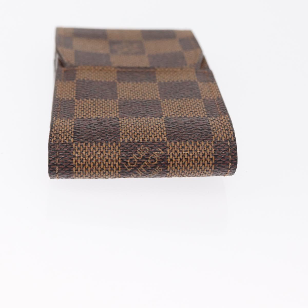 LOUIS VUITTON Damier Ebene Etui cigarette Cigarette Case 3 Set LV Auth 157476
