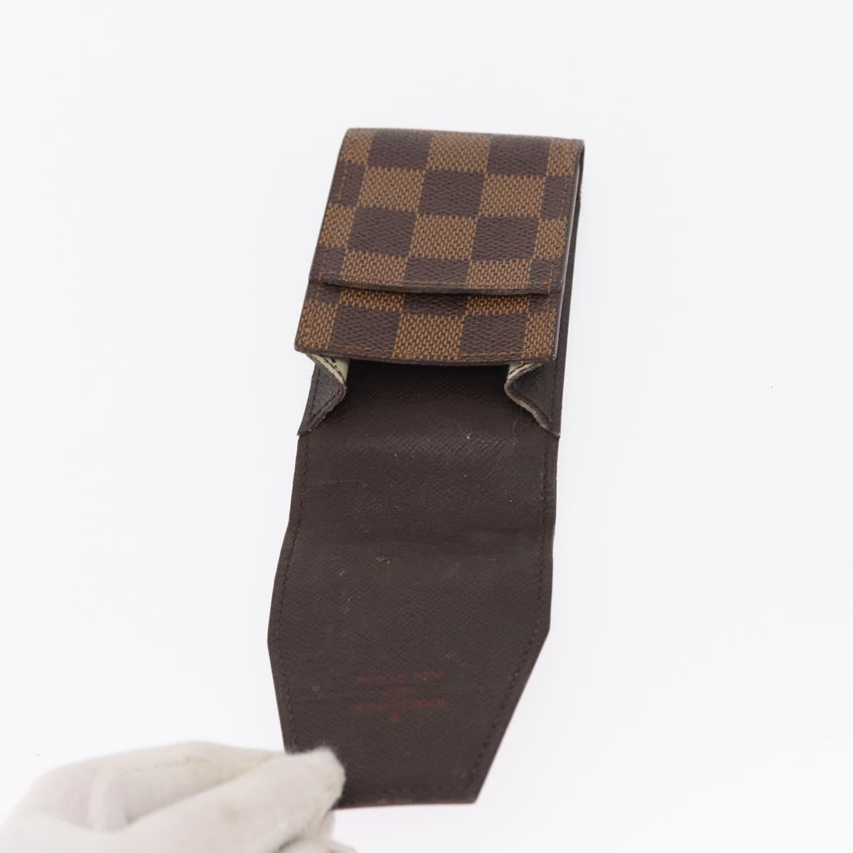 LOUIS VUITTON Damier Ebene Etui cigarette Cigarette Case 3 Set LV Auth 157476