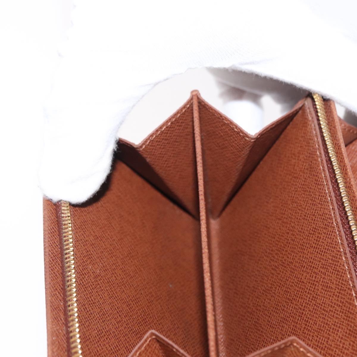 LOUIS VUITTON Monogram Portefeuille Tresol Wallet M61736 LV Auth 157480