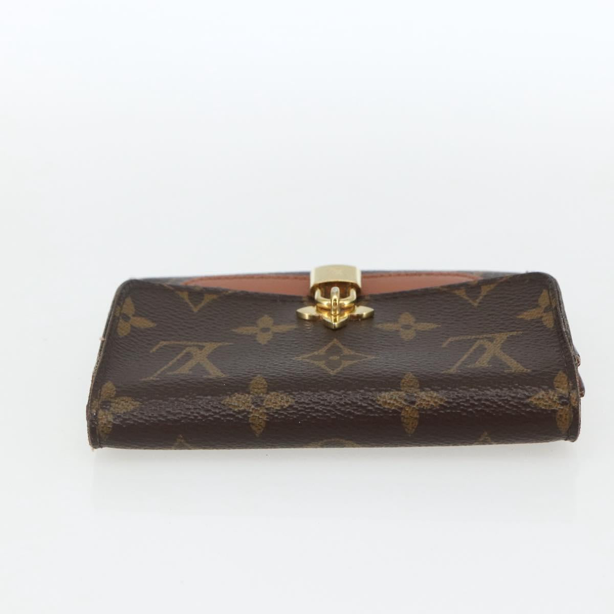 LOUIS VUITTON Monogram PortefeuilleFlower Compact Wallet M62567 LV Auth 157486