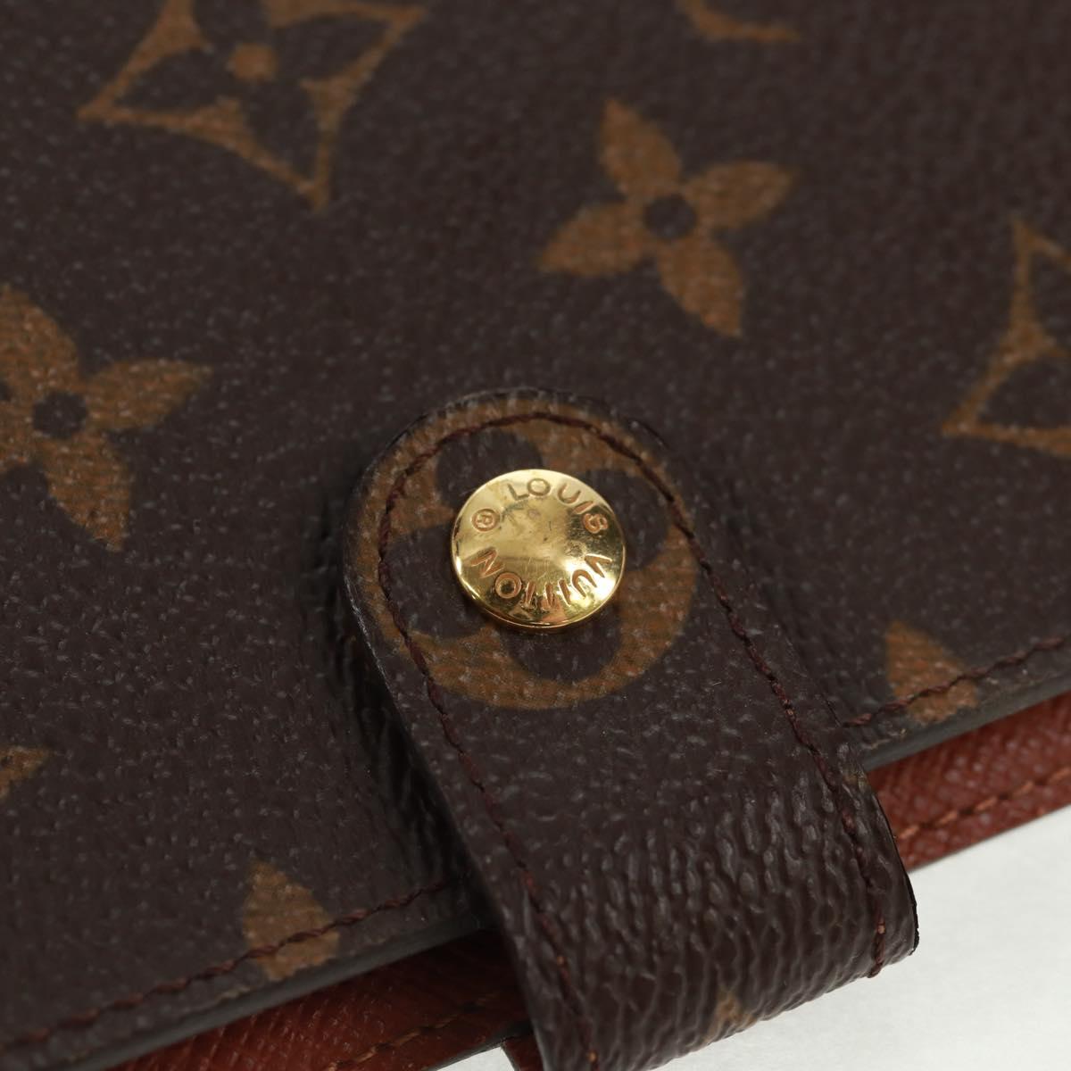 LOUIS VUITTON Monogram Etui Palm PDA Day Planner Cover M63028 LV Auth 157488V