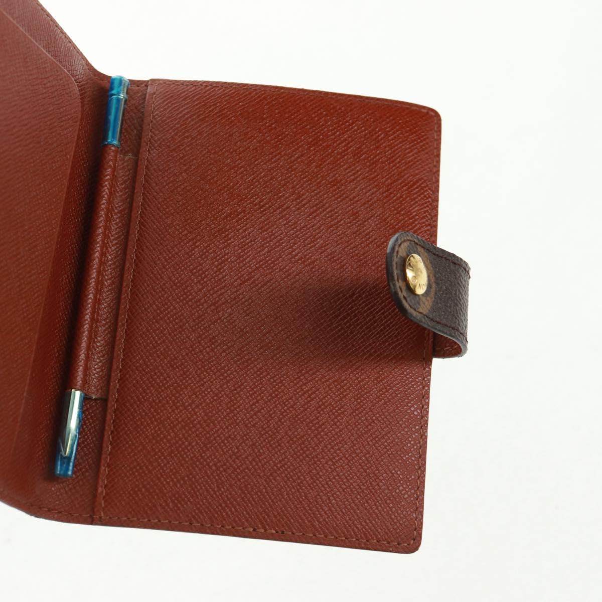 LOUIS VUITTON Monogram Etui Palm PDA Day Planner Cover M63028 LV Auth 157488V
