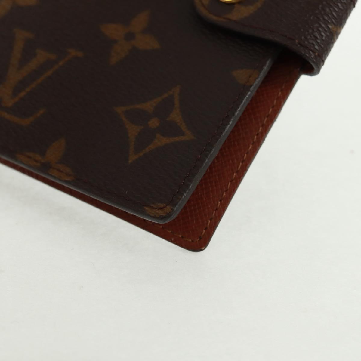LOUIS VUITTON Monogram Etui Palm PDA Day Planner Cover M63028 LV Auth 157488V