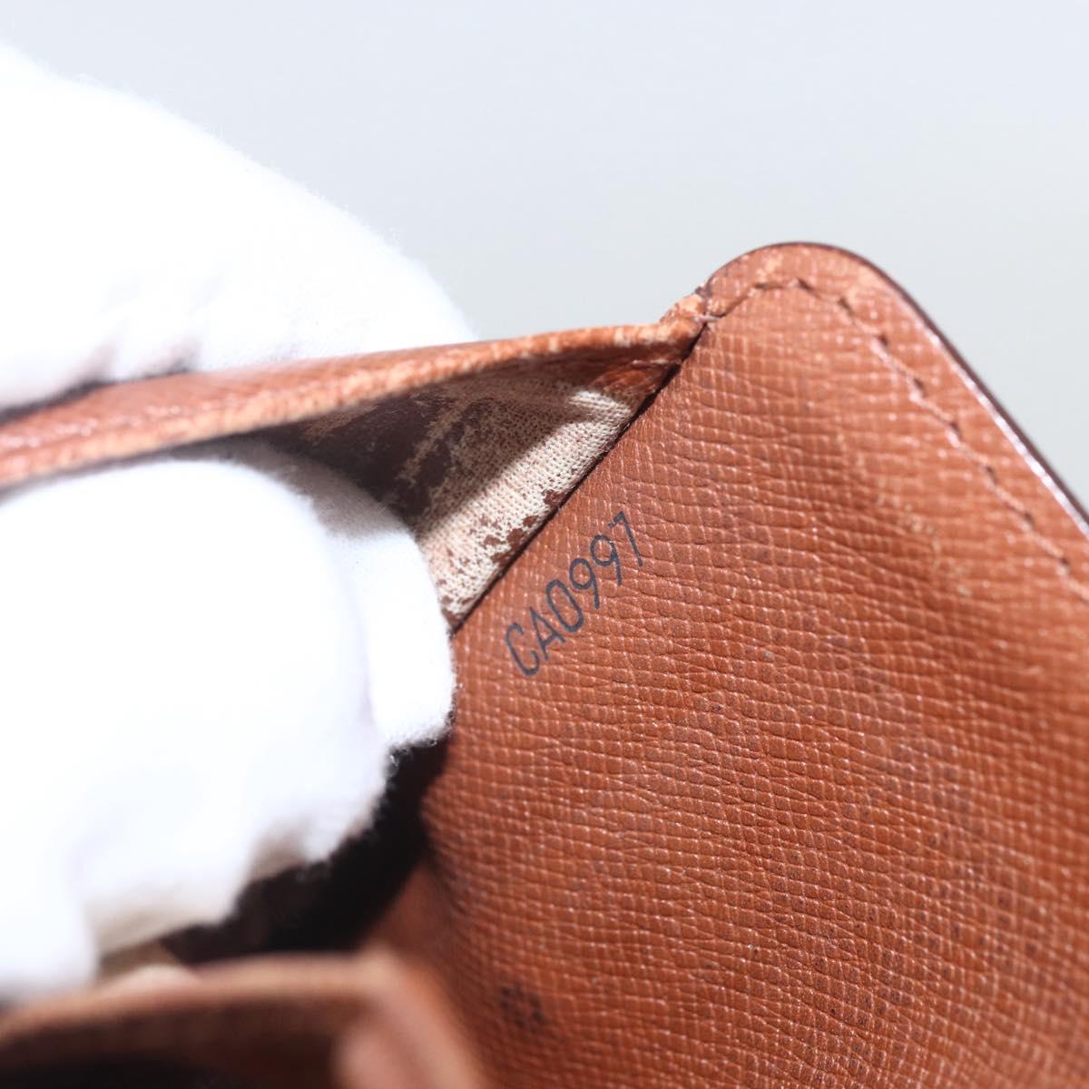 LOUIS VUITTON Monogram Compact Zip Wallet M61667 LV Auth 157495