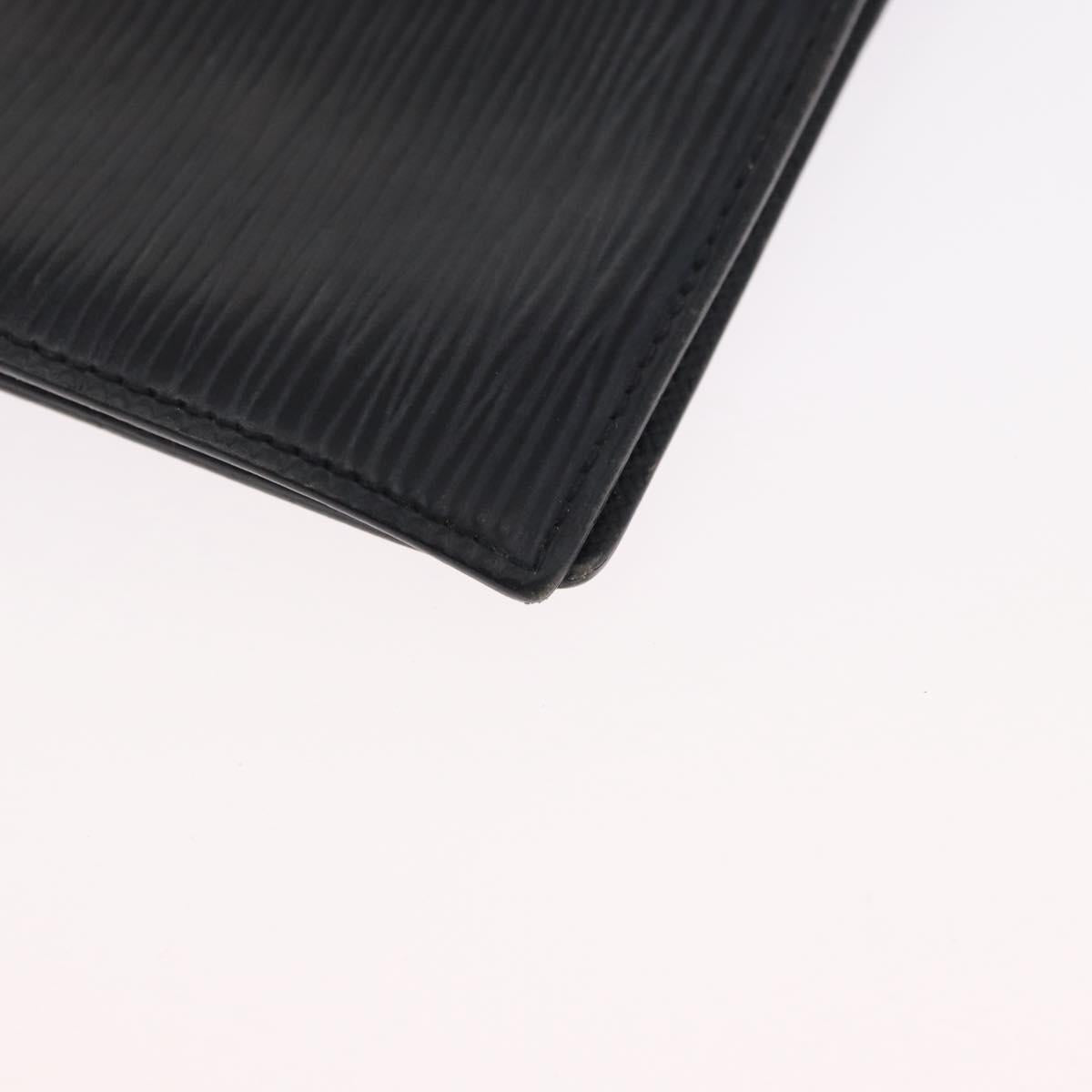 LOUIS VUITTON Epi Z Agenda PM Day Planner Cover Black R20092 LV Auth 157498