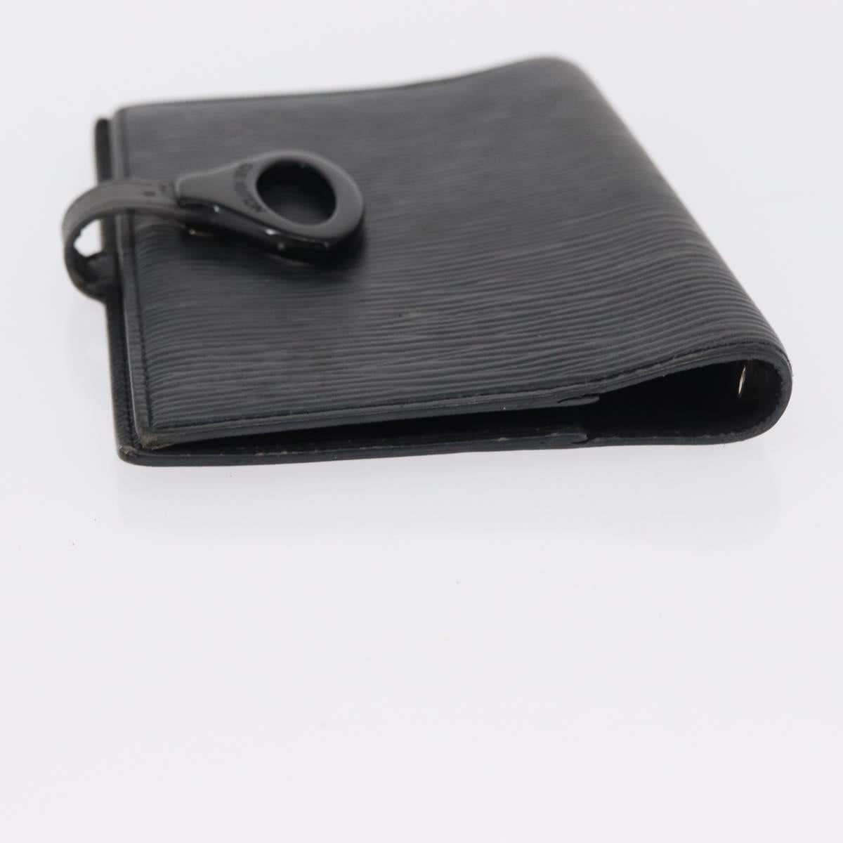 LOUIS VUITTON Epi Z Agenda PM Day Planner Cover Black R20092 LV Auth 157498