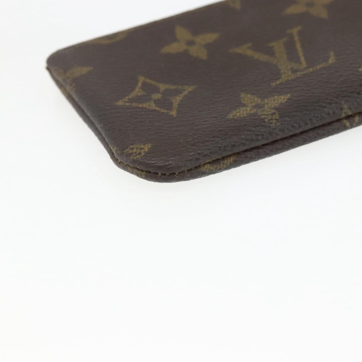 LOUIS VUITTON Monogram Pochette Cles Coin Purse M60033 LV Auth 157503