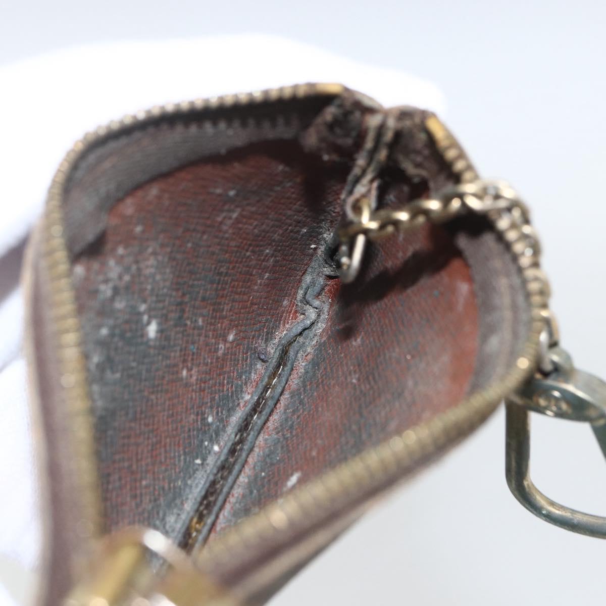 LOUIS VUITTON Monogram Pochette Cles Coin Purse M60033 LV Auth 157503