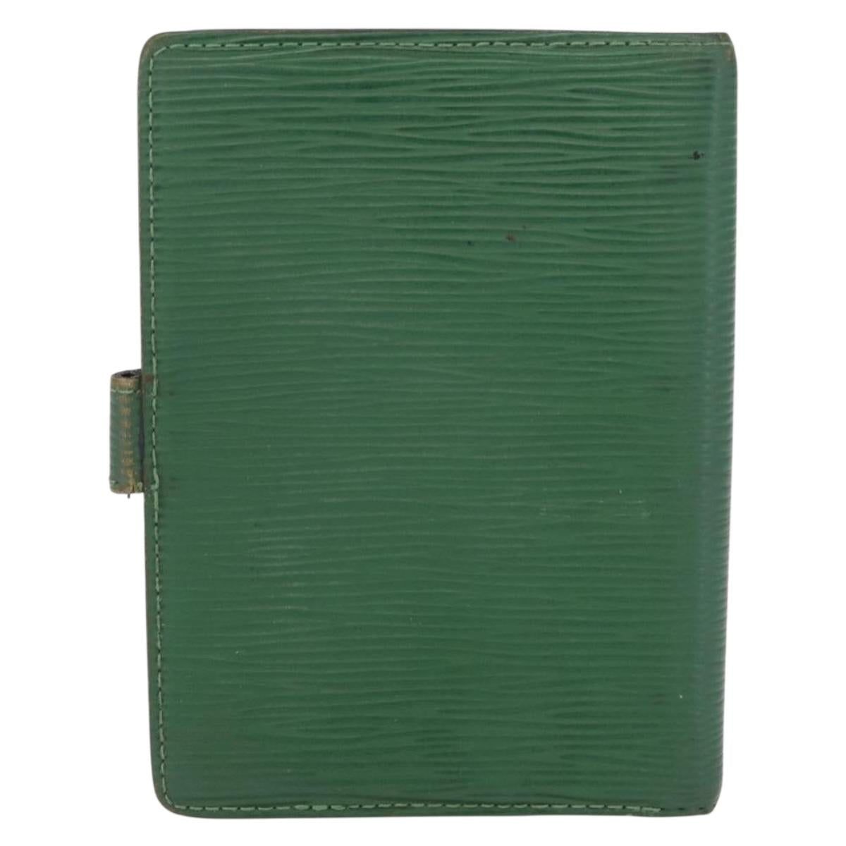 LOUIS VUITTON Epi Agenda PM Day Planner Cover Green R20054 LV Auth 157512