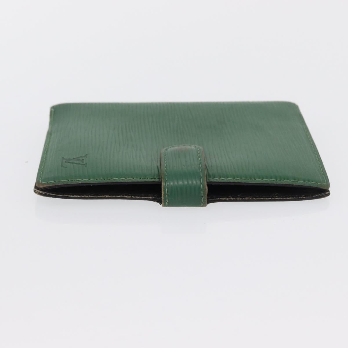 LOUIS VUITTON Epi Agenda PM Day Planner Cover Green R20054 LV Auth 157512