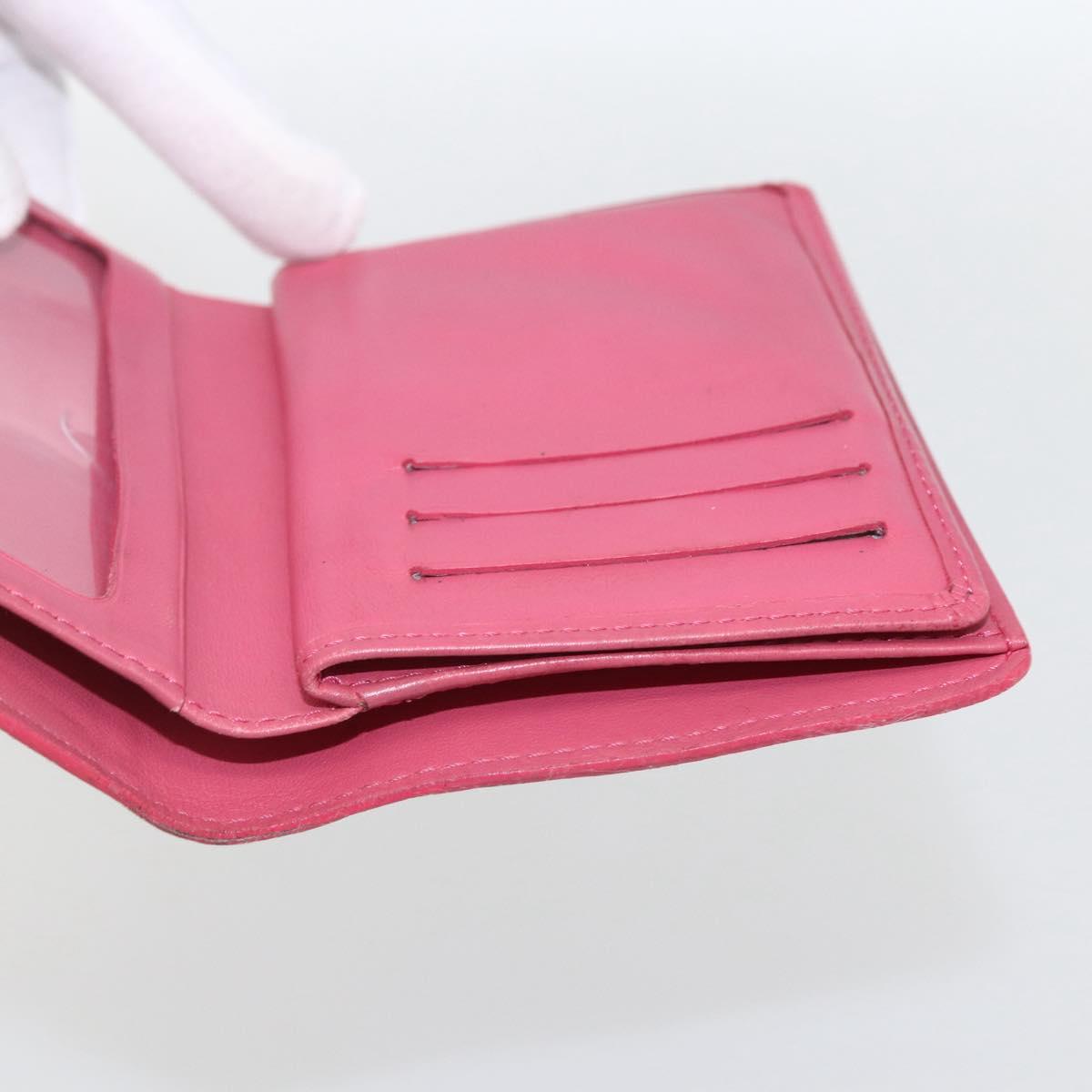 LOUIS VUITTON Vernis Portefeuille Koala Wallet Fusha Pink M91979 LV Auth 157523