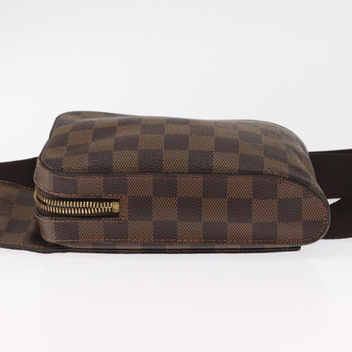 LOUIS VUITTON Damier Ebene Geronimos Shoulder Bag N51994 LV Auth 157526