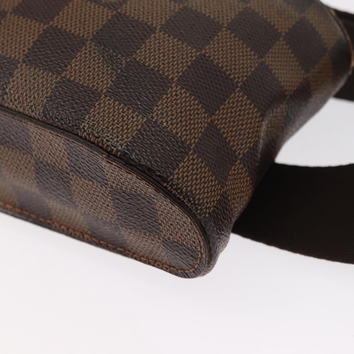 LOUIS VUITTON Damier Ebene Geronimos Shoulder Bag N51994 LV Auth 157526