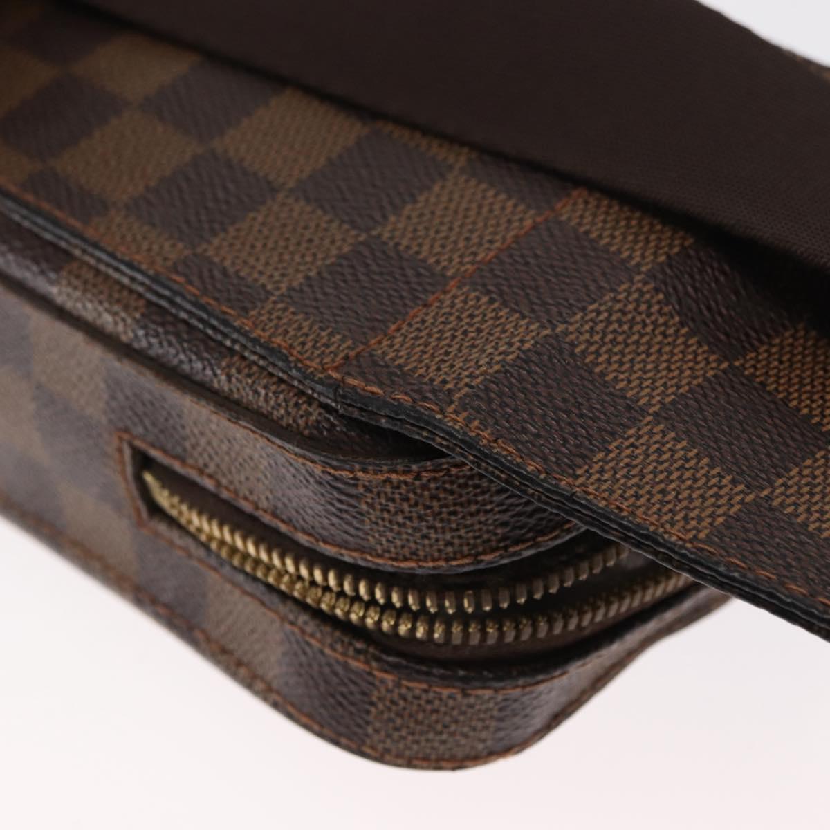LOUIS VUITTON Damier Ebene Geronimos Shoulder Bag N51994 LV Auth 157526