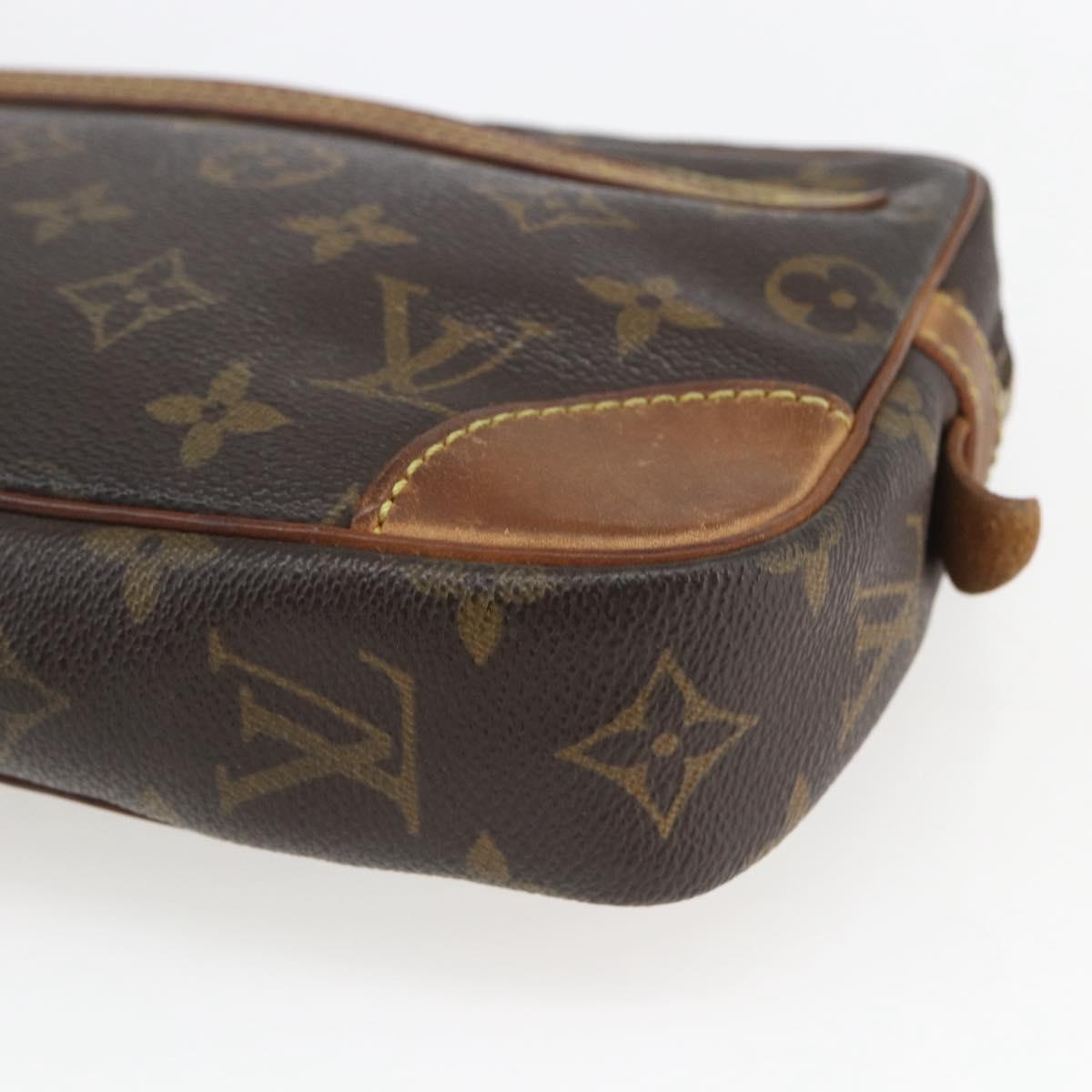 LOUIS VUITTON Monogram Marly Dragonne GM Clutch Bag M51825 LV Auth 157539