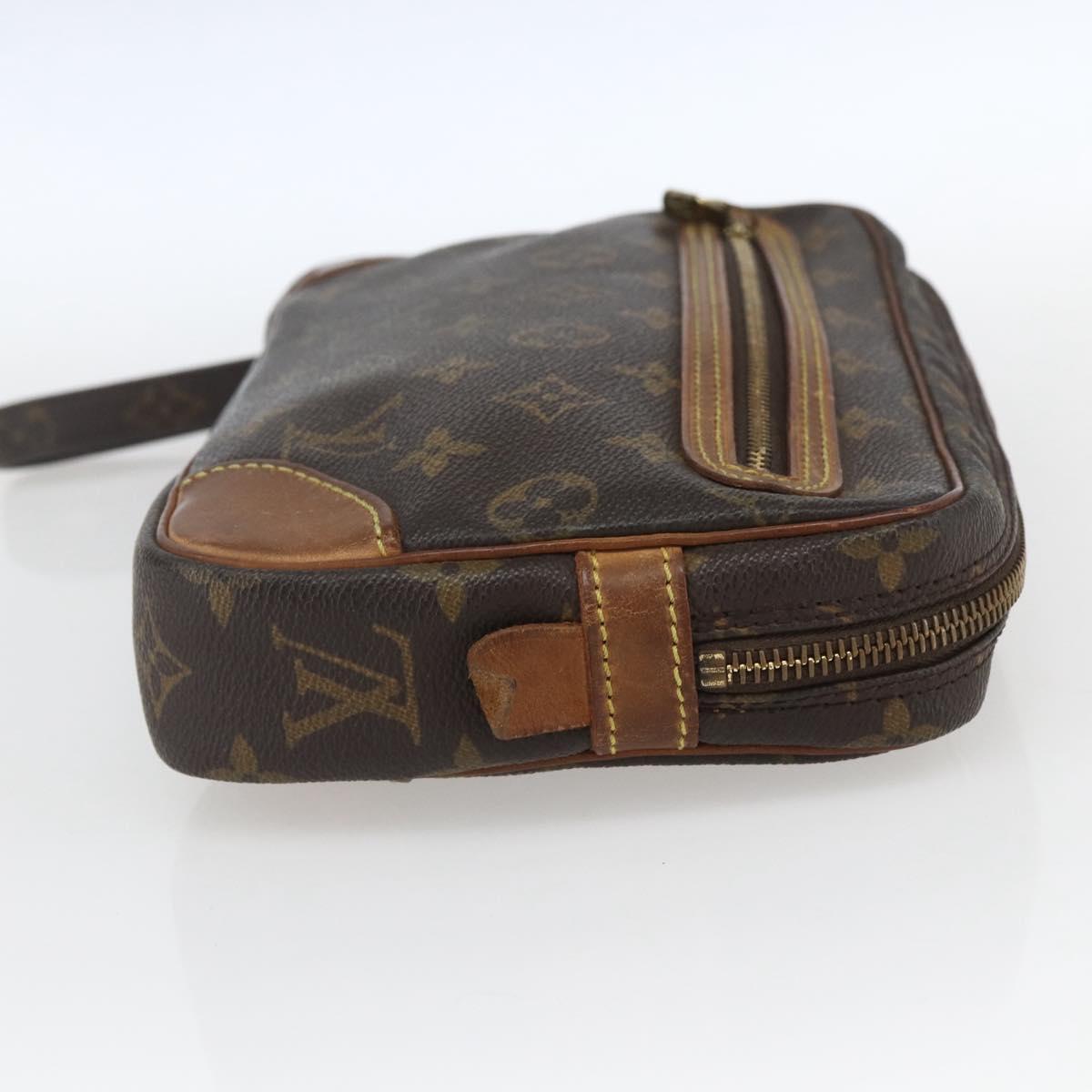 LOUIS VUITTON Monogram Marly Dragonne GM Clutch Bag M51825 LV Auth 157539