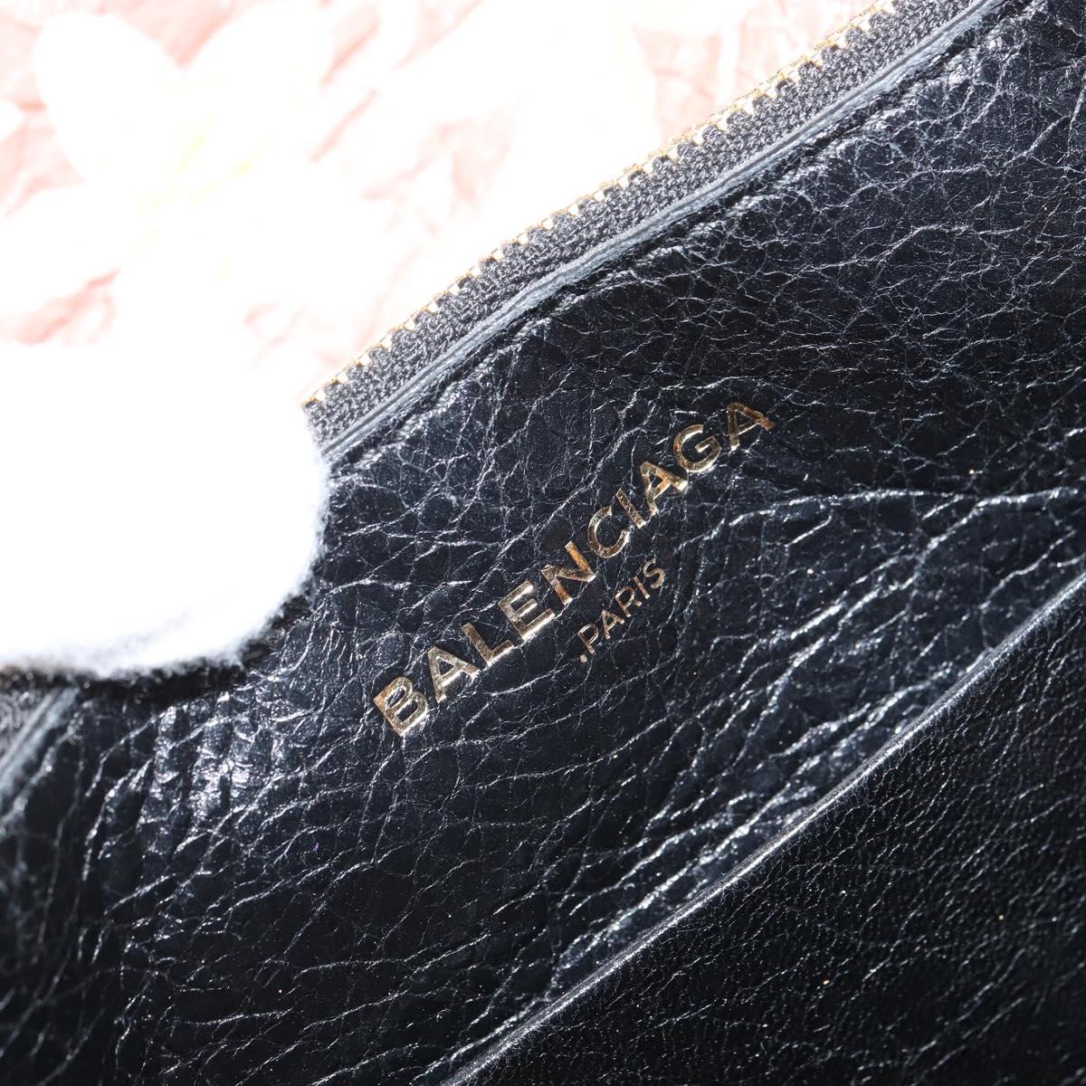 BALENCIAGA Flower Hand Bag Canvas 2way Pink Silver Auth 157542V