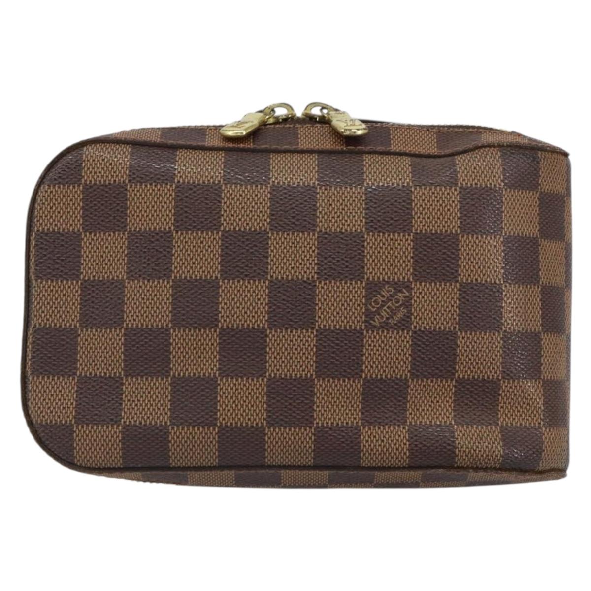 LOUIS VUITTON Damier Ebene Geronimos Shoulder Bag N51994 LV Auth 157543A