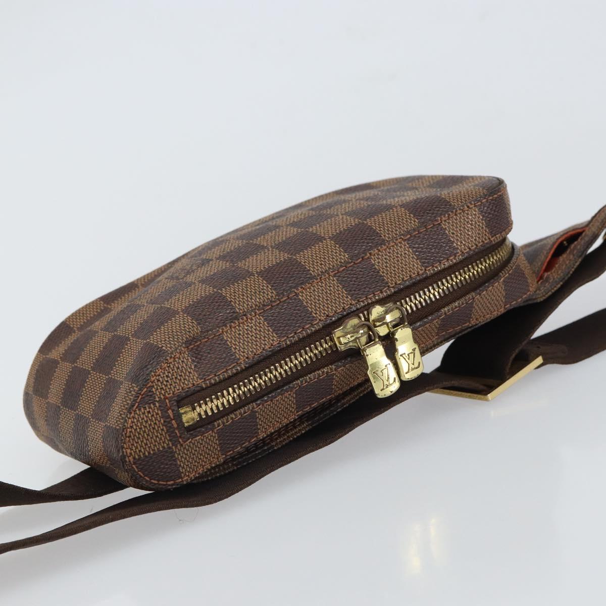LOUIS VUITTON Damier Ebene Geronimos Shoulder Bag N51994 LV Auth 157543A