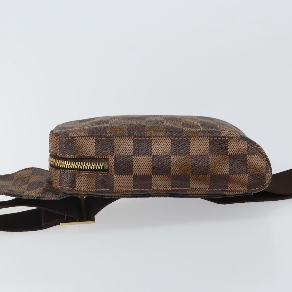 LOUIS VUITTON Damier Ebene Geronimos Shoulder Bag N51994 LV Auth 157543A