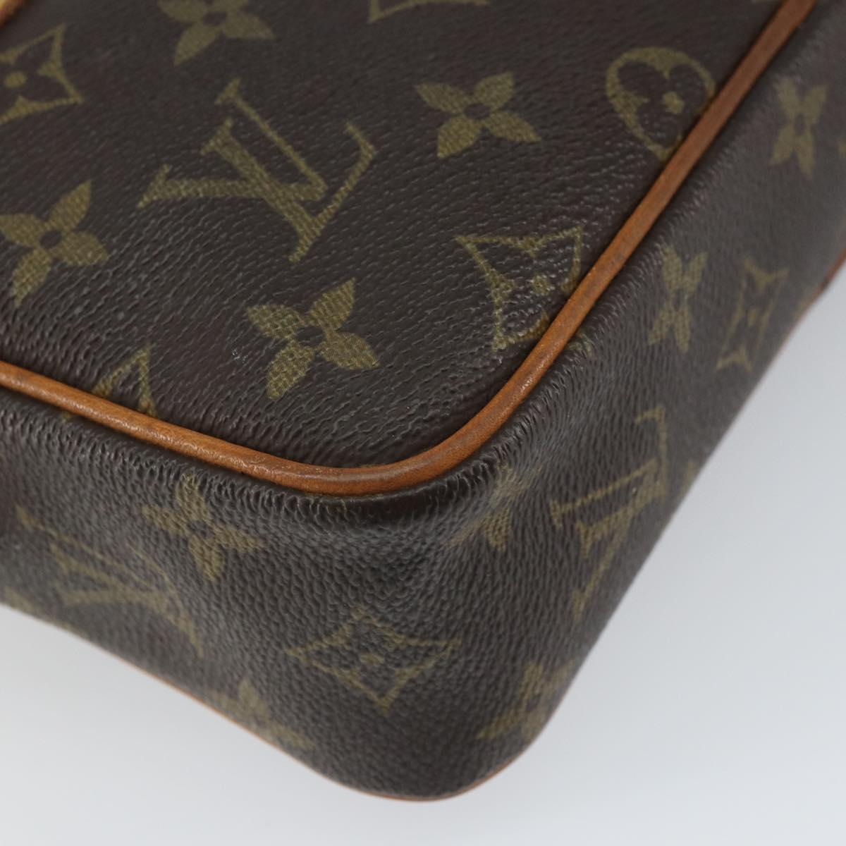 LOUIS VUITTON Monogram Compiegne 23 Clutch Bag M51847 LV Auth 157565