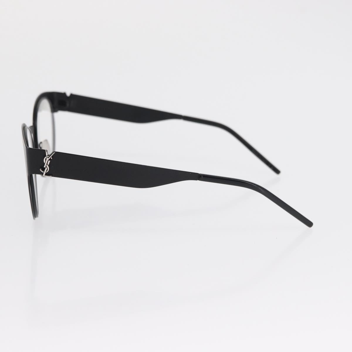 SAINT LAURENT Glasses metal Black Auth 157573V