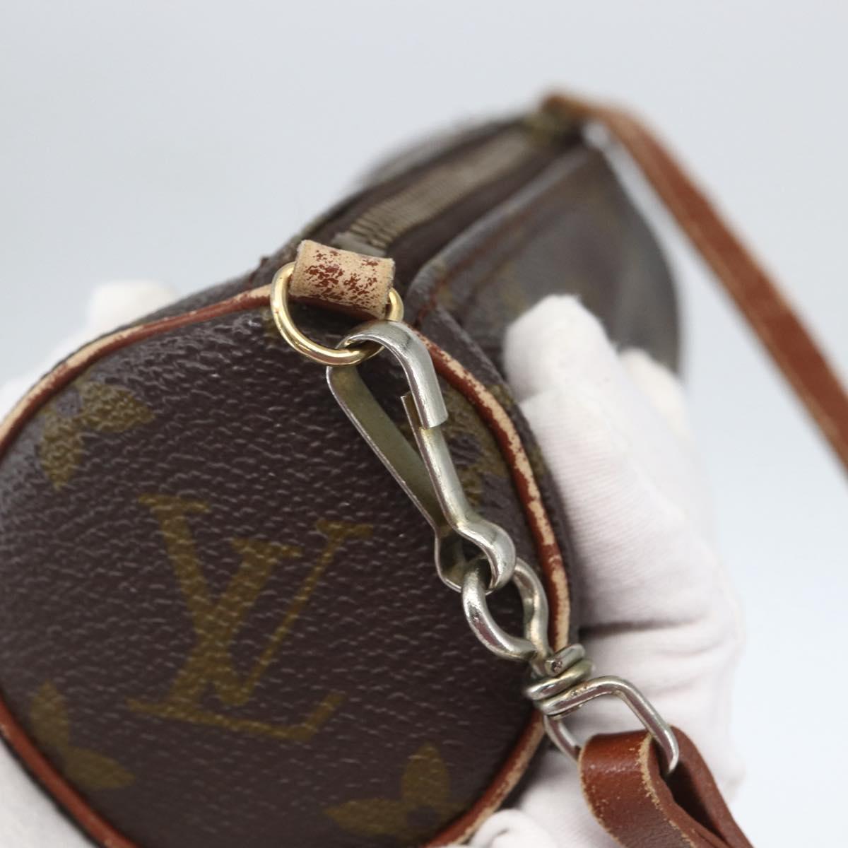 LOUIS VUITTON Monogram Papillon Pouch Vintage LV Auth 157574