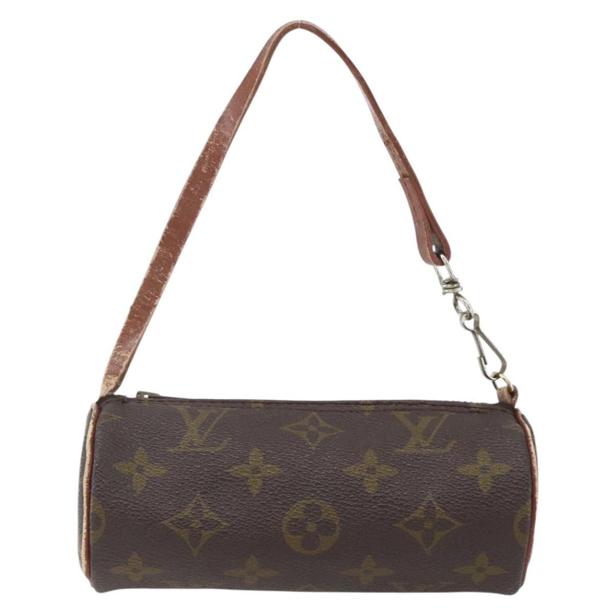 LOUIS VUITTON Monogram Papillon Pouch Vintage LV Auth 157574
