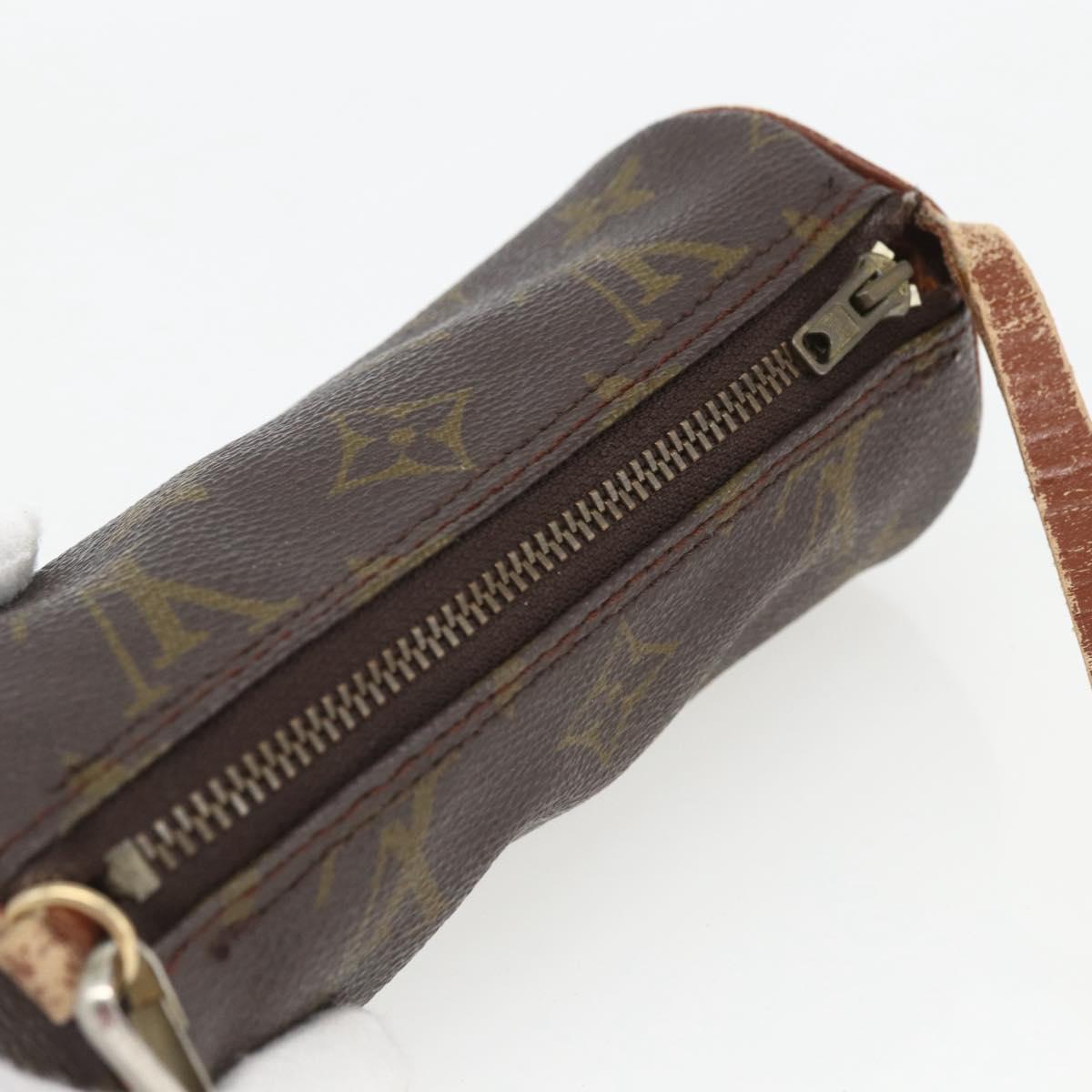 LOUIS VUITTON Monogram Papillon Pouch Vintage LV Auth 157574