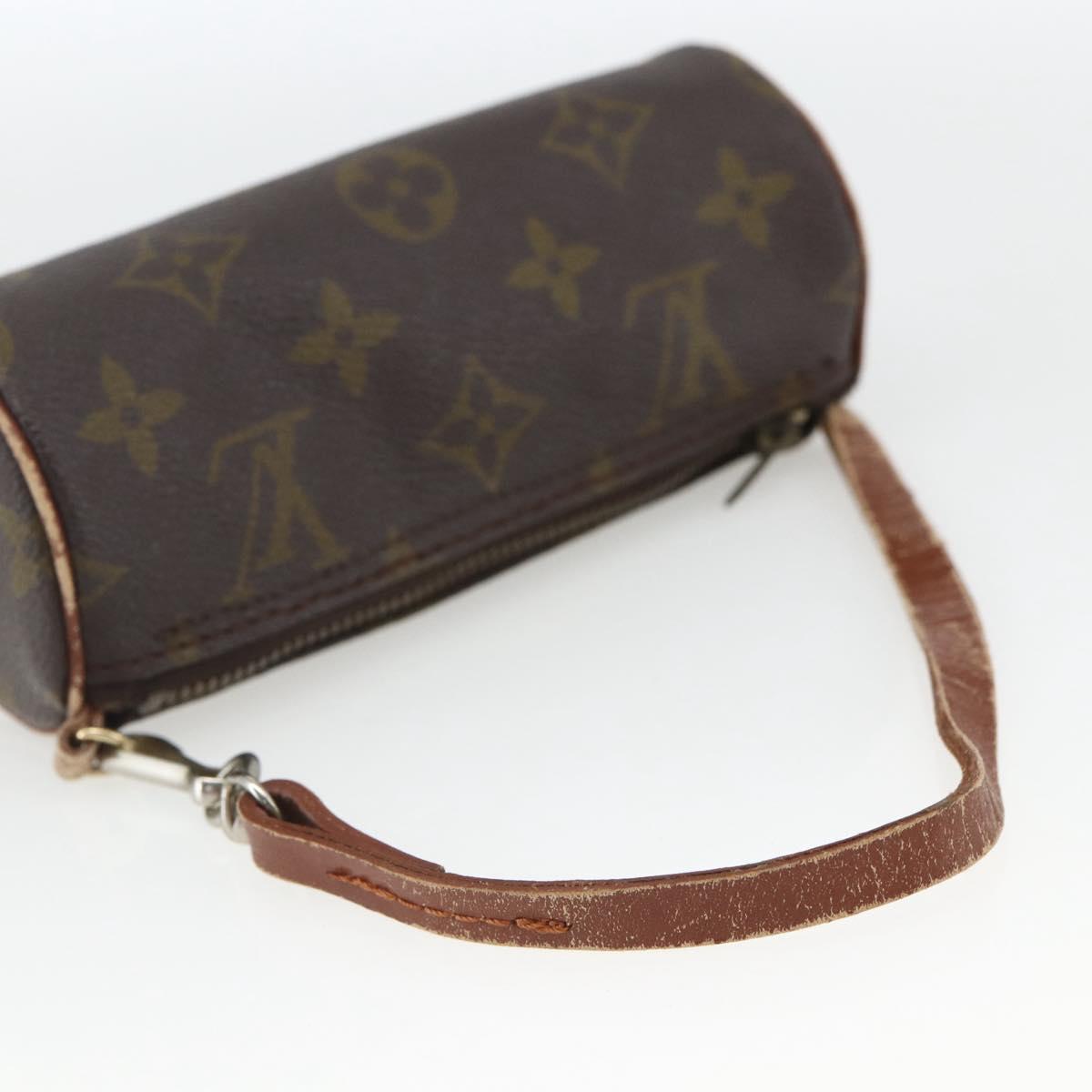 LOUIS VUITTON Monogram Papillon Pouch Vintage LV Auth 157574