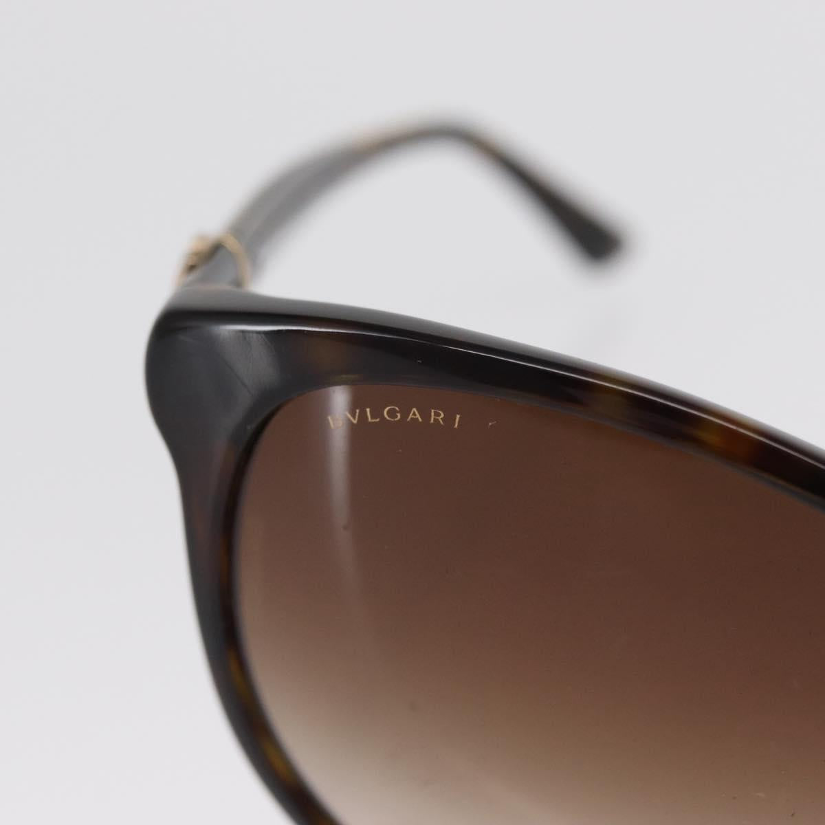 BVLGARI Sunglasses plastic Brown Auth 157575V