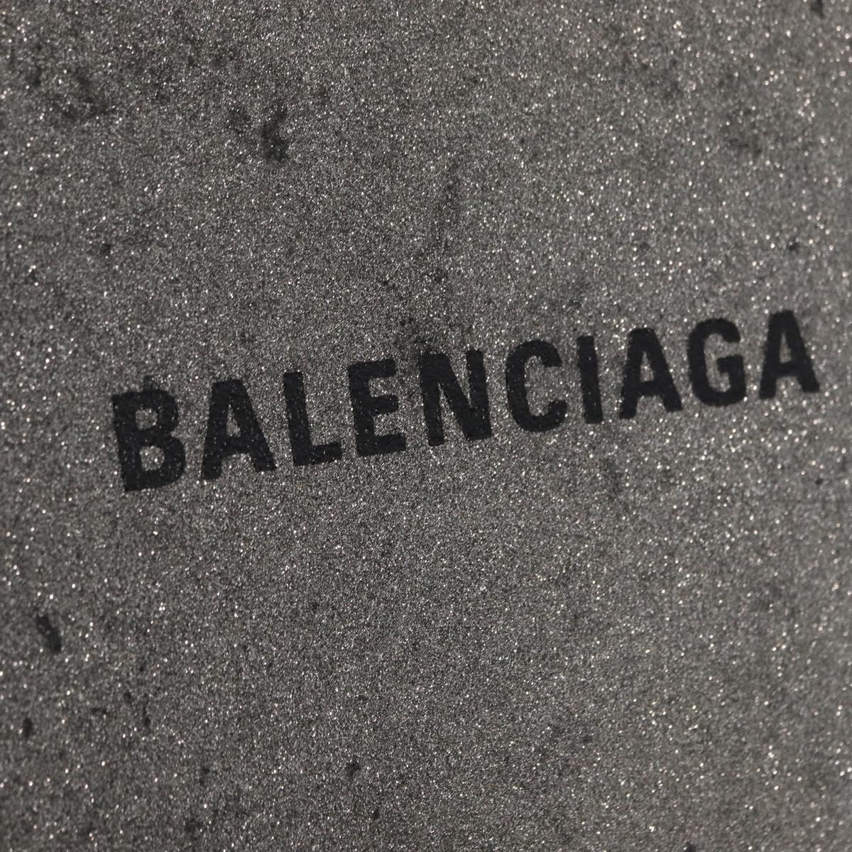 BALENCIAGA Everyday Camera Bag XS Shoulder Bag Leather Silver 552372 Auth 157590