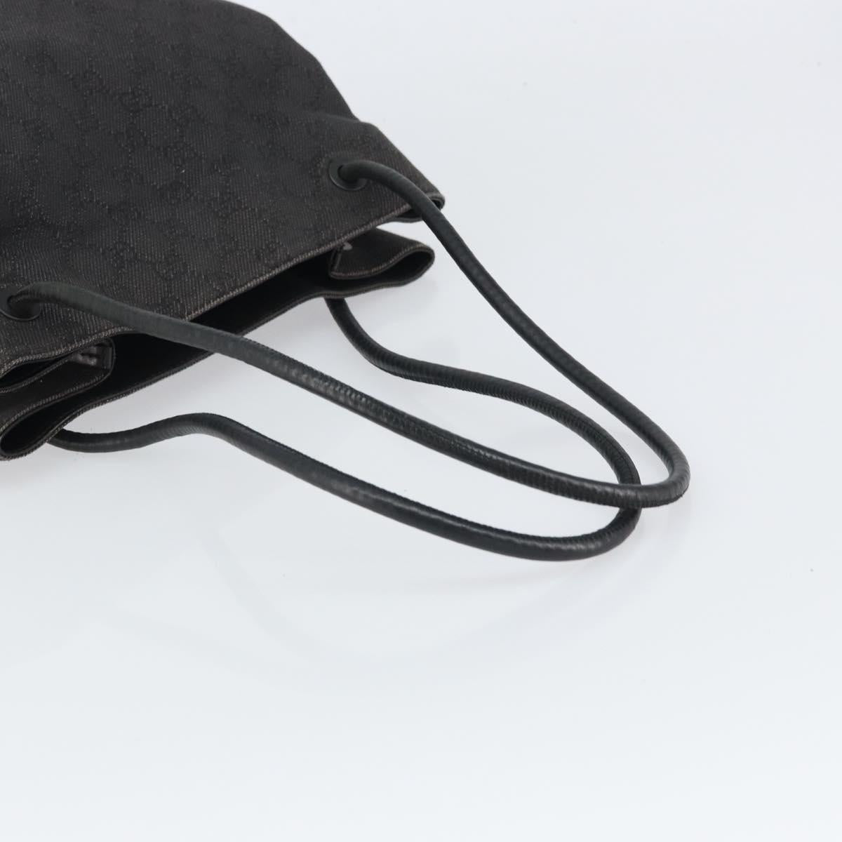 GUCCI GG Canvas Shoulder Bag Outlet Dark Brown 101341 Auth 157591