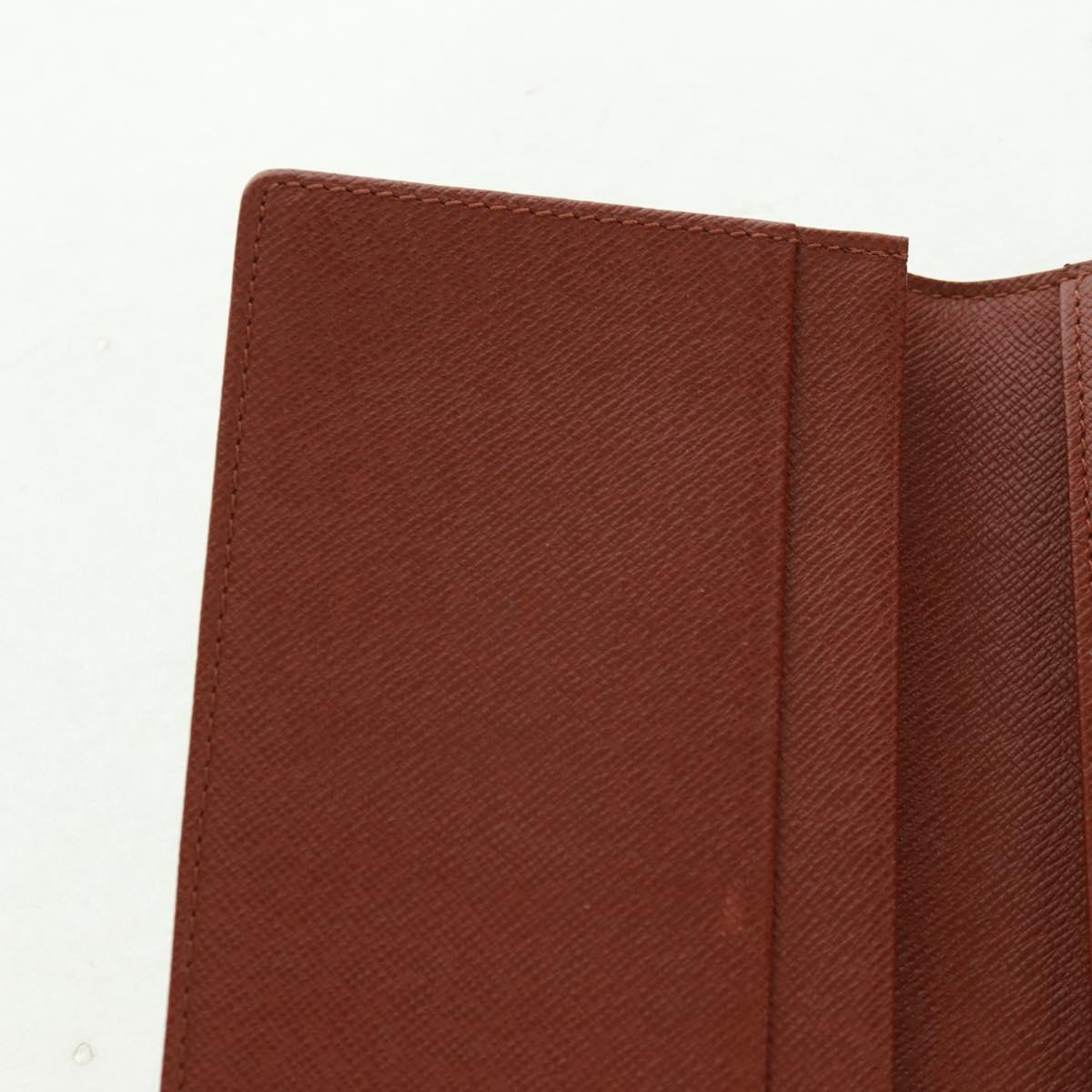LOUIS VUITTON Monogram Portefeuille Brazza Long Wallet M66540 LV Auth 157595V
