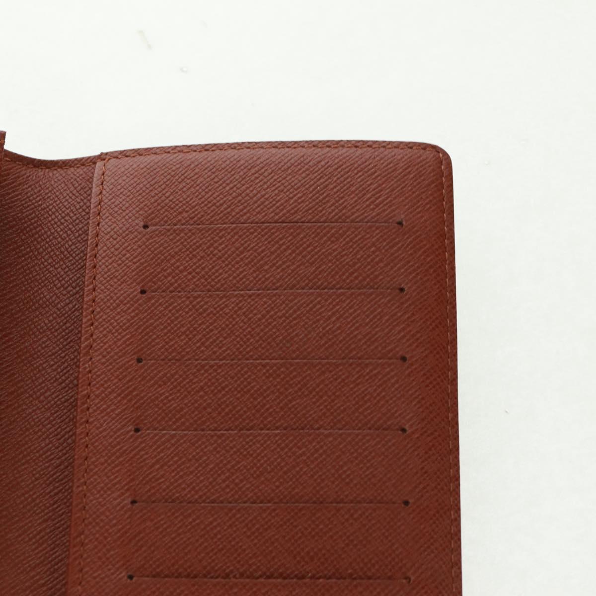 LOUIS VUITTON Monogram Portefeuille Brazza Long Wallet M66540 LV Auth 157595V