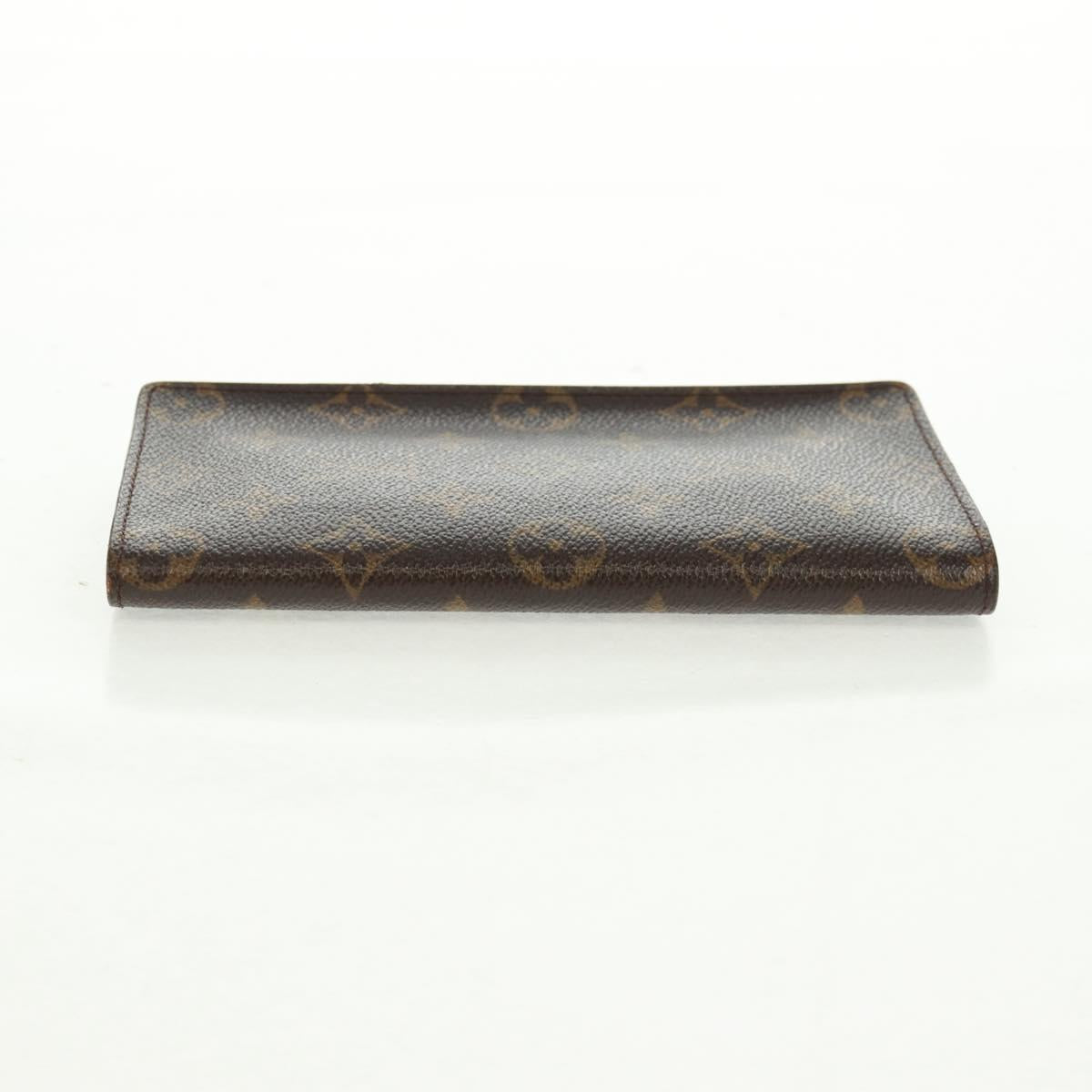 LOUIS VUITTON Monogram Portefeuille Brazza Long Wallet M66540 LV Auth 157595V