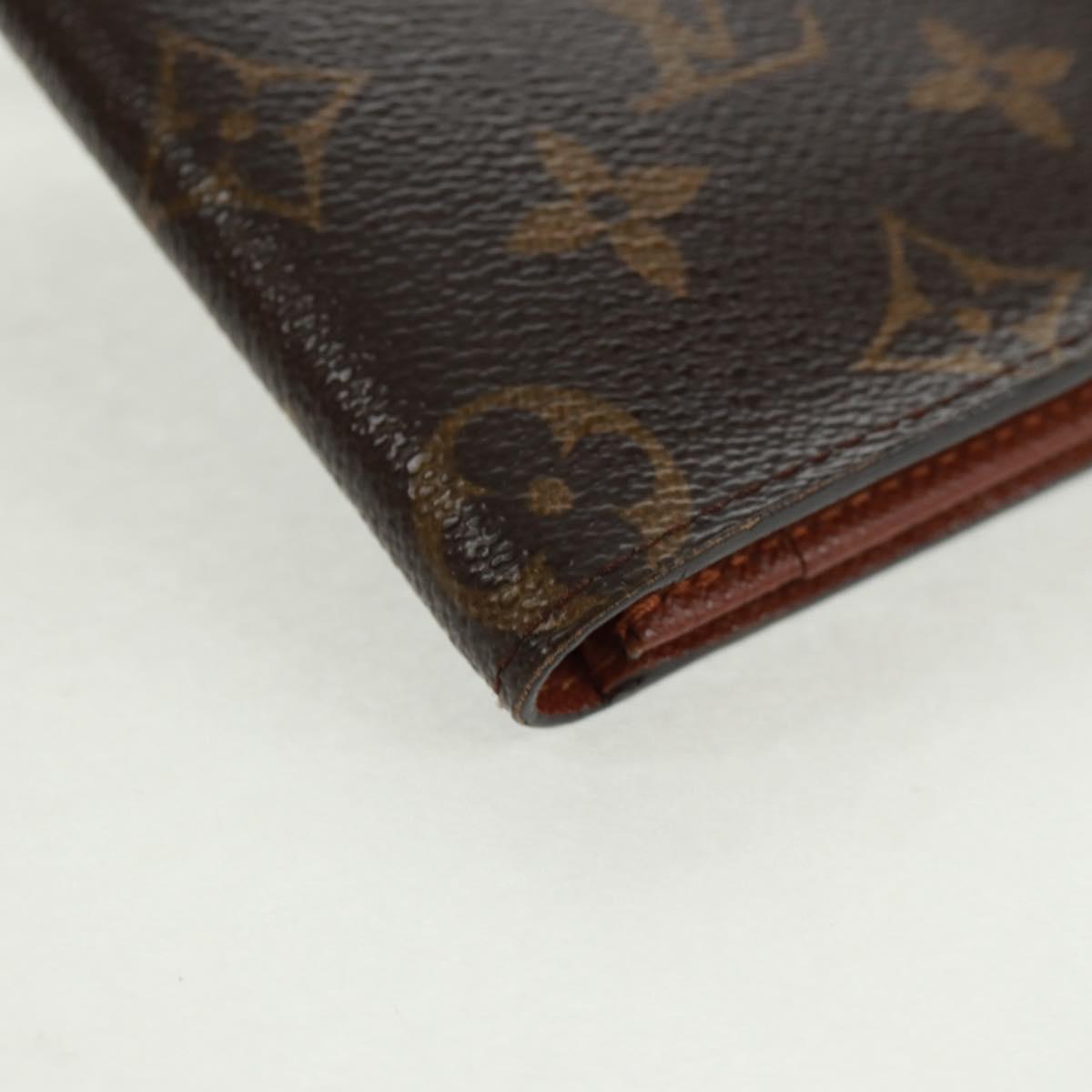 LOUIS VUITTON Monogram Portefeuille Brazza Long Wallet M66540 LV Auth 157595V