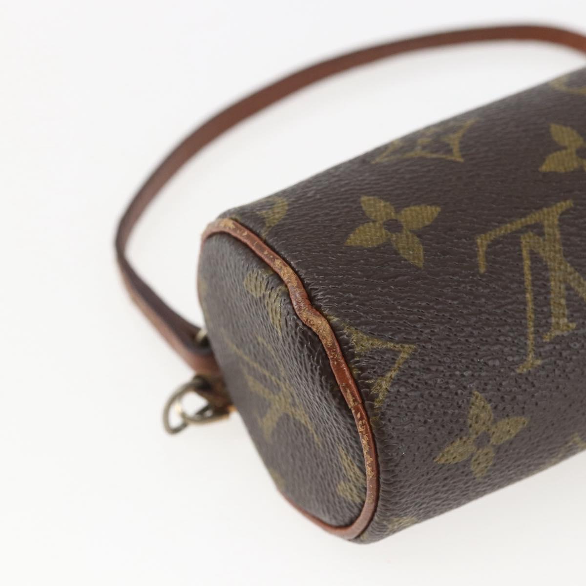 LOUIS VUITTON Monogram Papillon Pouch LV Auth 157601