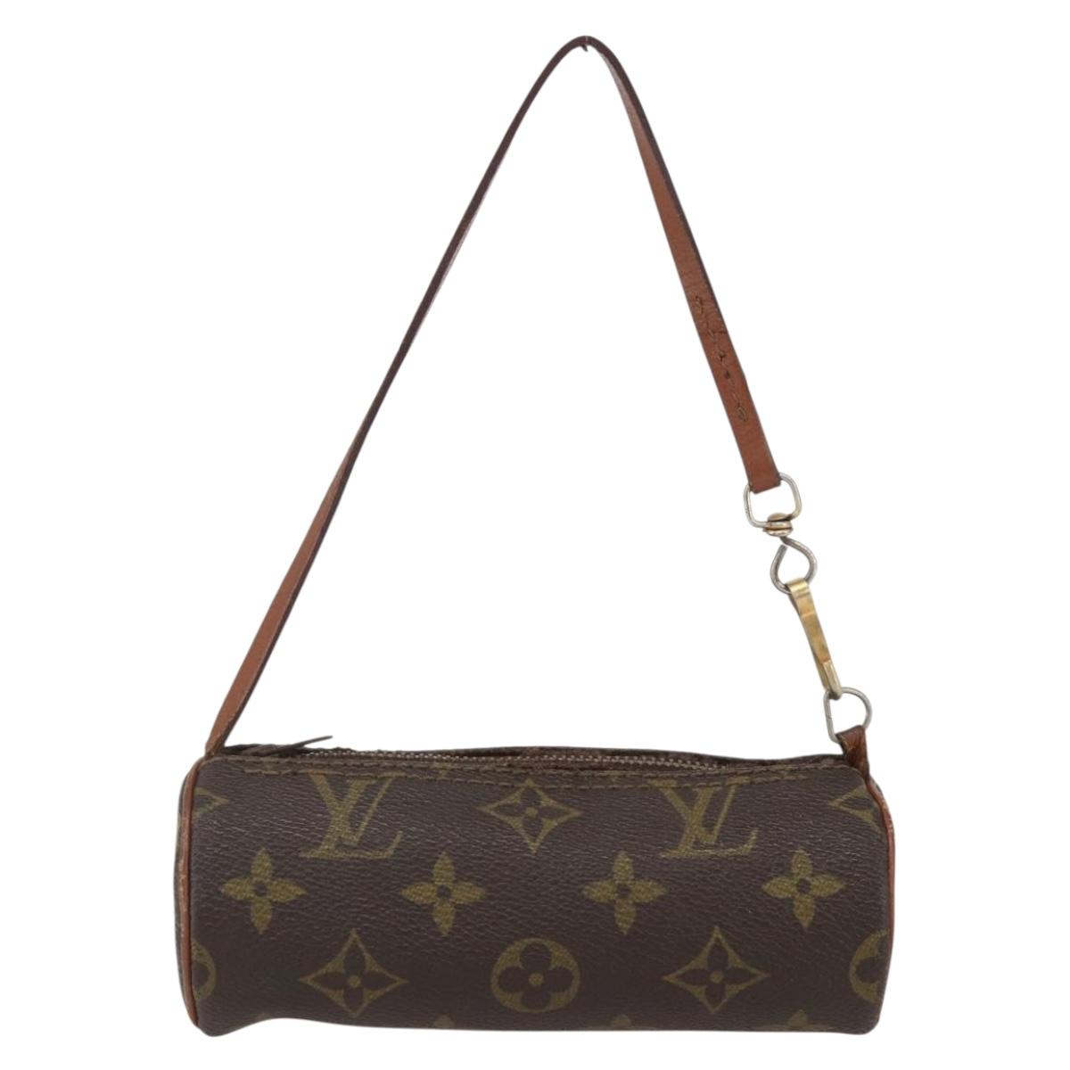 LOUIS VUITTON Monogram Papillon Pouch LV Auth 157601