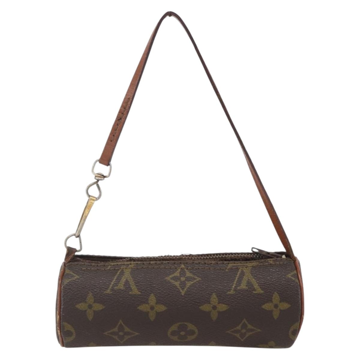 LOUIS VUITTON Monogram Papillon Pouch LV Auth 157601