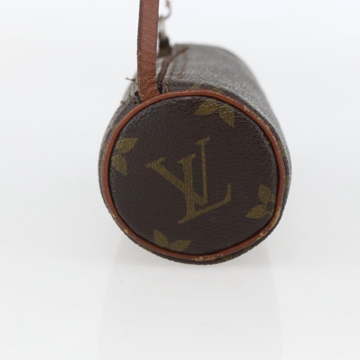 LOUIS VUITTON Monogram Papillon Pouch LV Auth 157601