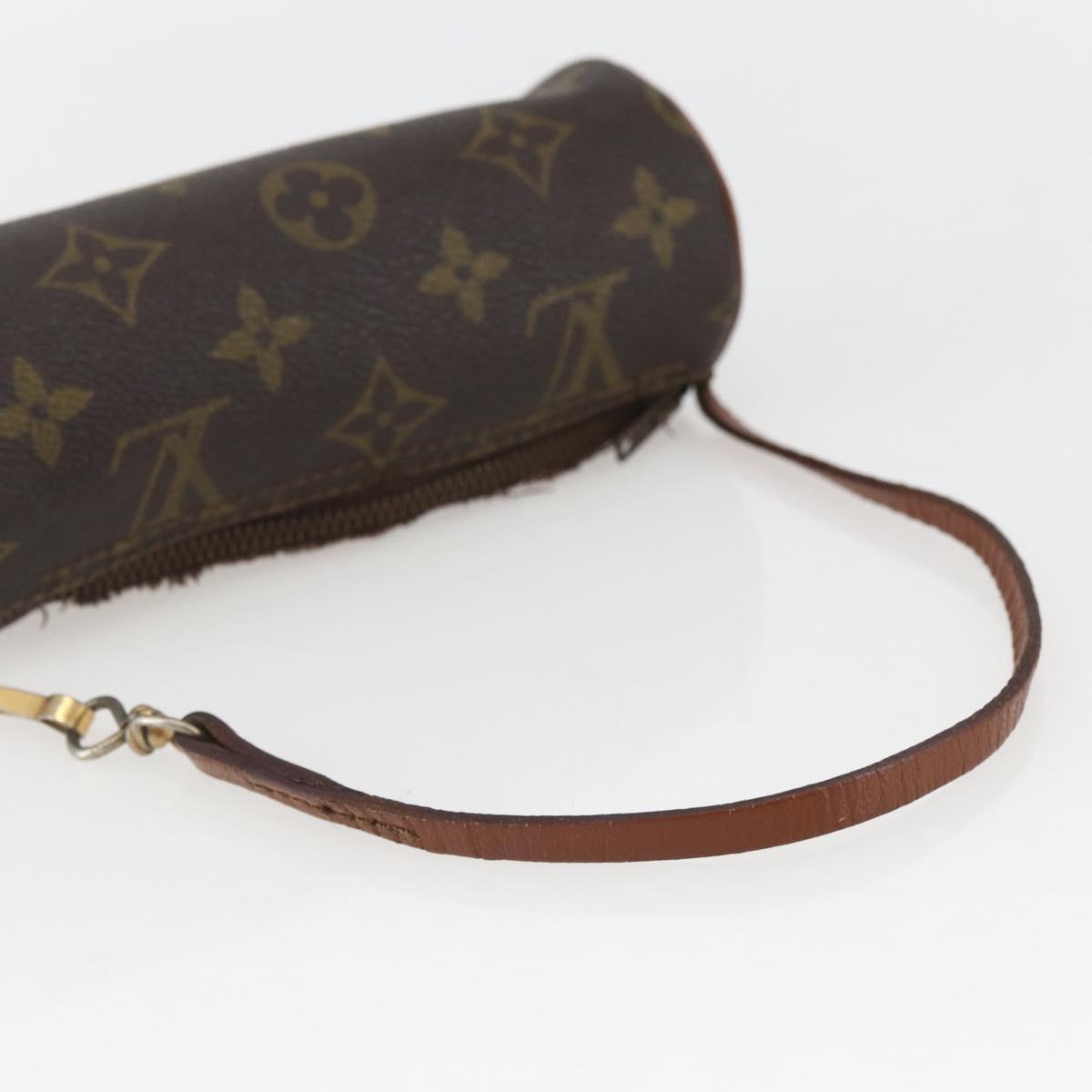 LOUIS VUITTON Monogram Papillon Pouch LV Auth 157601