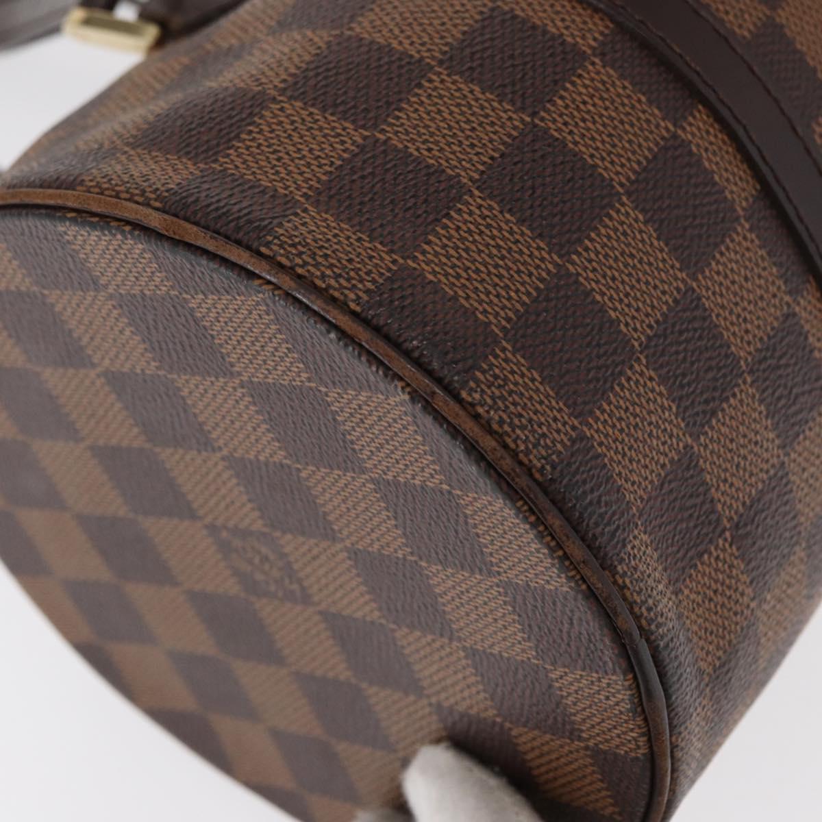 LOUIS VUITTON Damier Ebene Papillon 30 Hand Bag N51303 LV Auth 157602