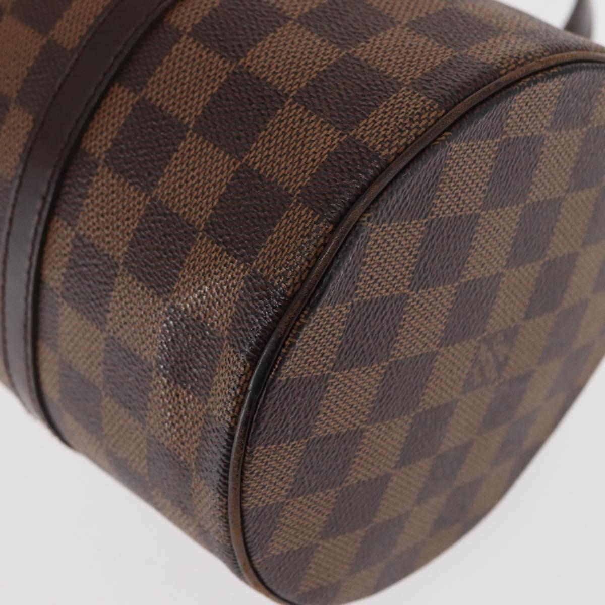 LOUIS VUITTON Damier Ebene Papillon 30 Hand Bag N51303 LV Auth 157602