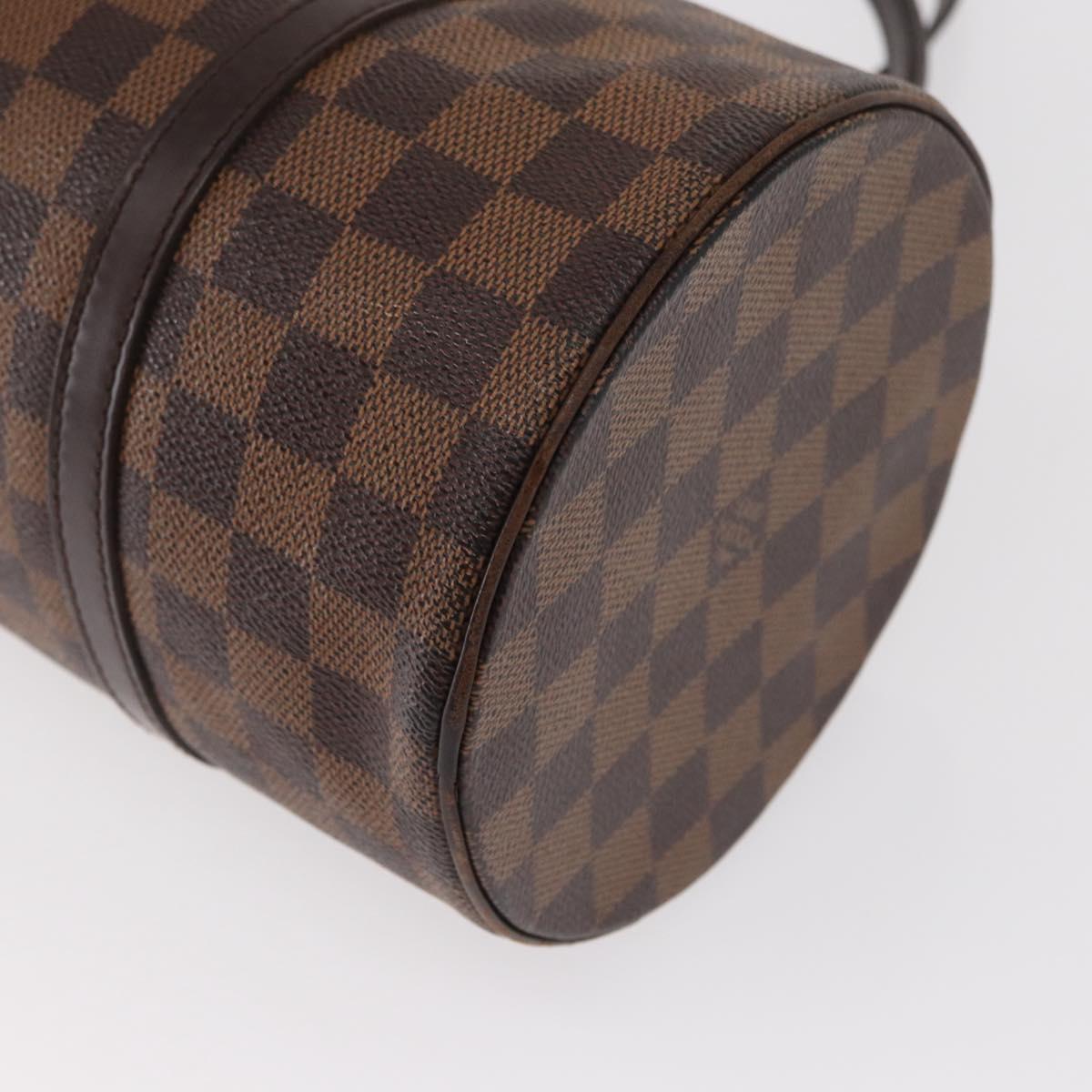 LOUIS VUITTON Damier Ebene Papillon 30 Hand Bag N51303 LV Auth 157602