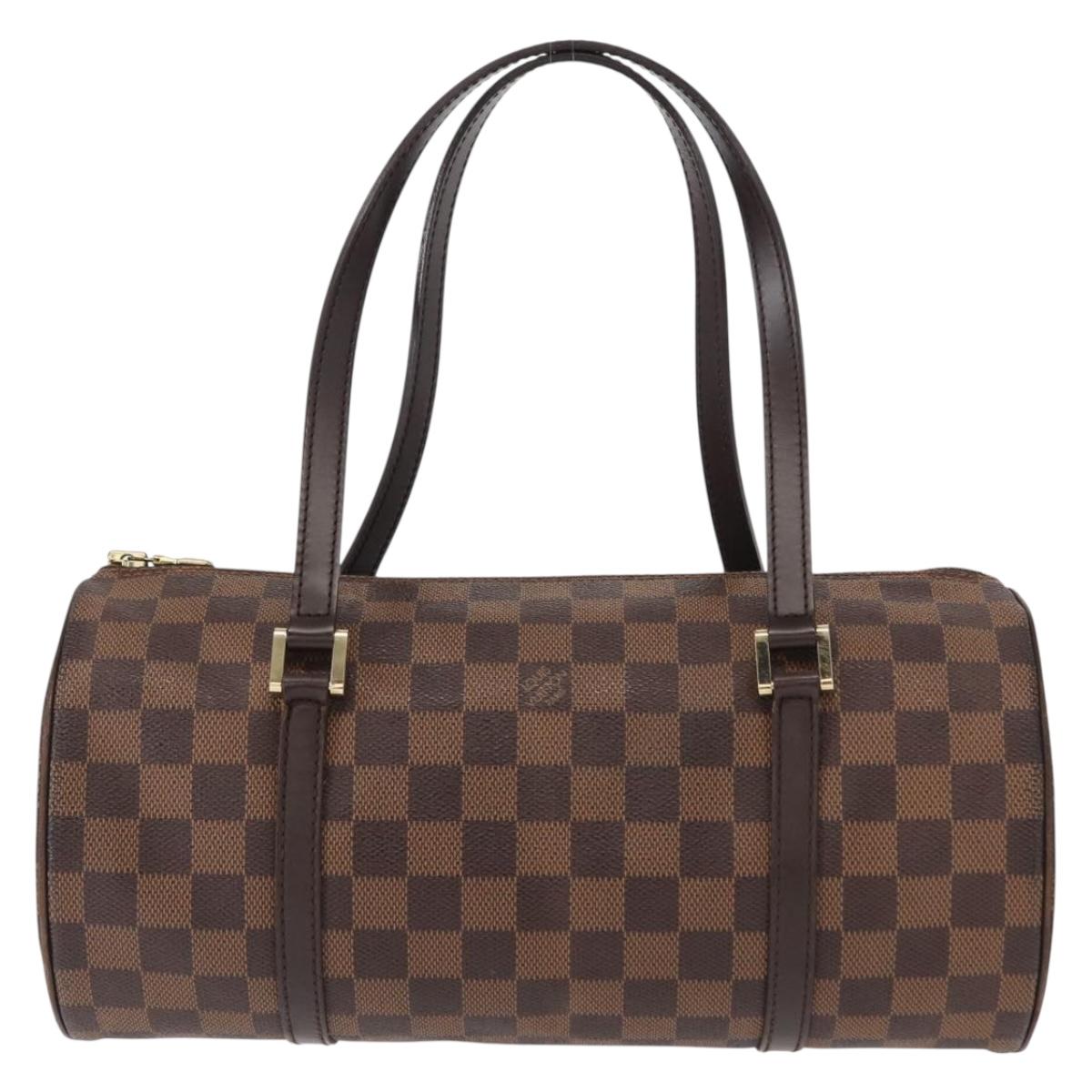 LOUIS VUITTON Damier Ebene Papillon 30 Hand Bag N51303 LV Auth 157602