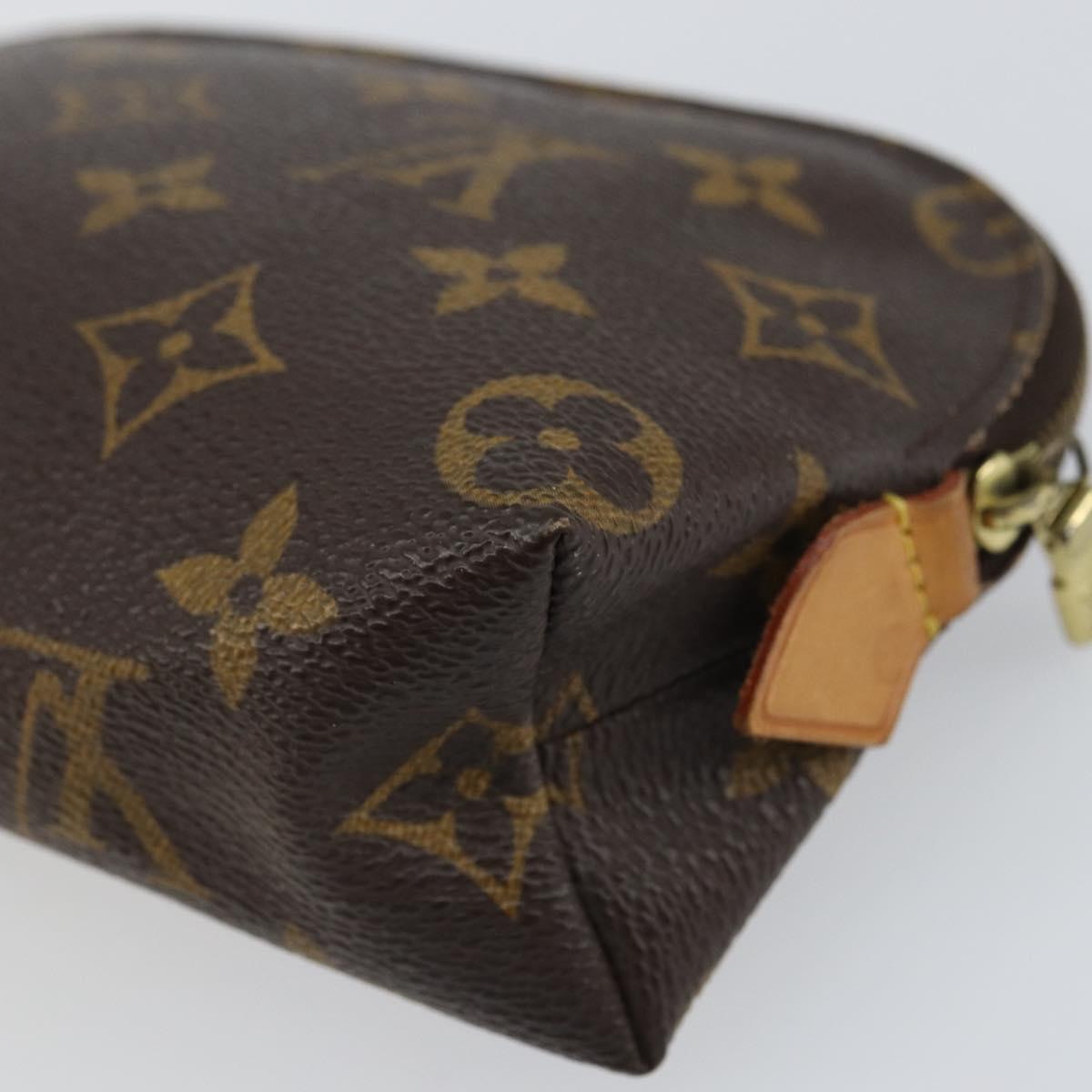 LOUIS VUITTON Monogram Pochette Cosmetic PM Pouch M43998 LV Auth 157604