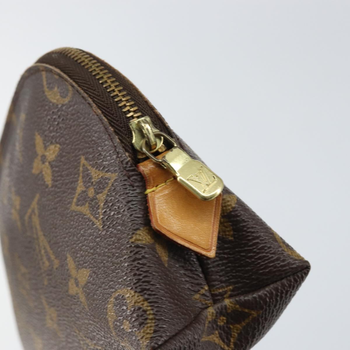LOUIS VUITTON Monogram Pochette Cosmetic PM Pouch M43998 LV Auth 157604