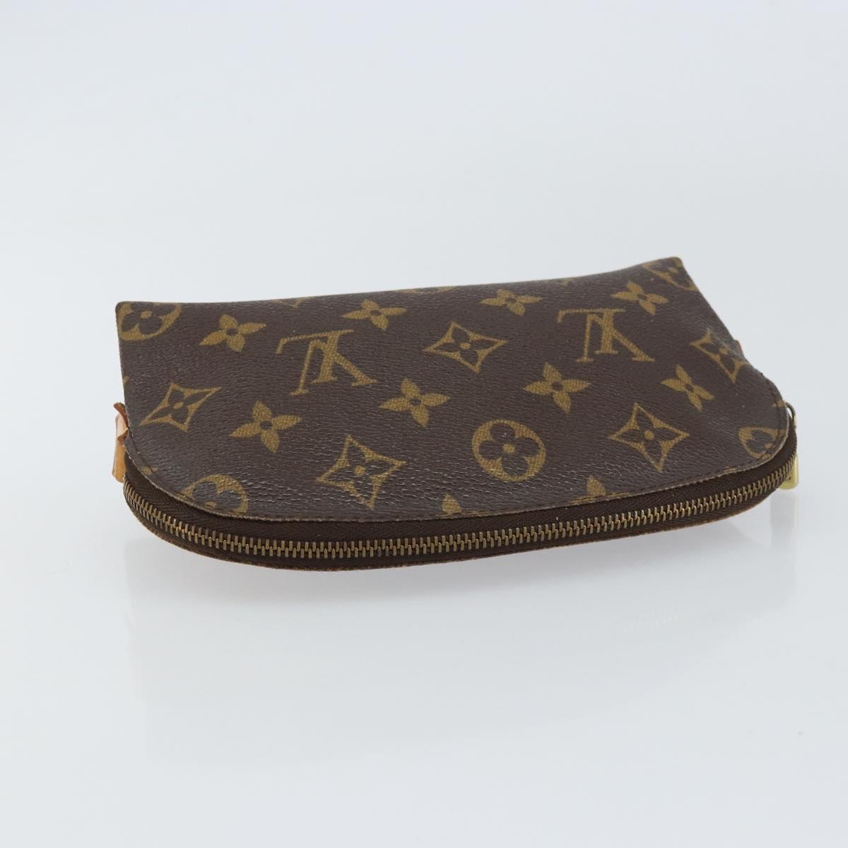 LOUIS VUITTON Monogram Pochette Cosmetic PM Pouch M43998 LV Auth 157604