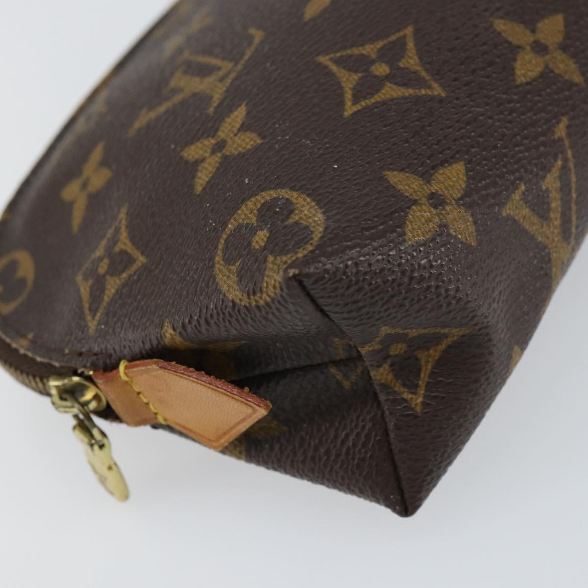 LOUIS VUITTON Monogram Pochette Cosmetic PM Pouch M43998 LV Auth 157604